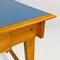 Moderner italienischer Mid-Century Schreibtisch aus hellblauem Laminat aus Holz mit Schublade, 1960er 6
