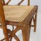 Mid-Century Modern Italian Rattan, Bamboo and Vienna Straw Armchairs, 1960s, Set of 2 12