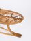 Large Mid-Century Italian Oval Bamboo and Rattan Coffee Table, 1970s 16