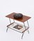 Centro de mesa o caja decorativa de cerámica marrón y latón de Tommaso Barbi, Italia, años 70, Imagen 3