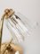 Lámparas de mesa Bell de cristal de Murano y latón atribuidas a Barovier para Erco, Italia, años 40. Juego de 2, Imagen 10