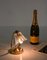 Lampade da tavolo a forma di campana in vetro di Murano e ottone attribuite a Barovier per Erco, Italia, anni '40, set di 2, Immagine 11
