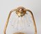 Lampade da tavolo a forma di campana in vetro di Murano e ottone attribuite a Barovier per Erco, Italia, anni '40, set di 2, Immagine 13