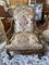 Chaises à Dossier Haut Antiques, France, Set de 2 2