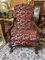 Carved Upholstered High Back Chairs, Set of 2 2