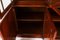 Vintage 20th Century Flame Mahogany Breakfront Bookcase Georgian Revival, 1950s, Image 13