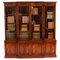 Vintage 20th Century Flame Mahogany Breakfront Bookcase Georgian Revival, 1950s, Image 1