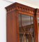 Vintage 20th Century Flame Mahogany Breakfront Bookcase Georgian Revival, 1950s, Image 16
