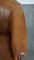 Poltrone in pelle di vacchetta color cognac con cuscini larghi, Regno Unito, set di 2, Immagine 10