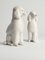 Weiße handbemalte Pudelhunde aus Porzellan von Lomonosov, 1960er, 2er Set 4