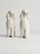 Weiße handbemalte Pudelhunde aus Porzellan von Lomonosov, 1960er, 2er Set 3