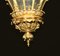 Lámpara de Versalles con farol dorado francés Luis XIV, Imagen 9