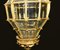 Lámpara de Versalles con farol dorado francés Luis XIV, Imagen 7