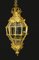 Lámpara de Versalles con farol dorado francés Luis XIV, Imagen 2