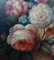 Artiste anglais, Nature morte florale, Peinture à l'huile, Encadré 6