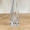 Große Tischlampen aus klarem Kristallglas von Val Saint Lambert, 2er Set 1950er 9