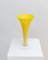 Yellow Empoli Glass Vase, Italy, 1970s 1