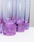 Vasos de alejandrita italianos en violeta, años 70. Juego de 6, Imagen 9