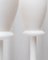 Lampade da comodino in alabastro bianco, anni '70, set di 2, Immagine 3
