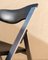 Steel and Black Plastic Folding Chair P08 by Justus Kolberg for Tecno, Italy, 1990s 8