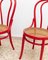 Cafe Chairs with Vienna Straw by Michael Thonet, 1950s, Set of 2 8