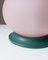 Mushroom Tischlampen aus Rosa Muranoglas, Italien, 1970er, 2er Set 9