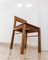 Sedie da pranzo vintage in legno, Italia, anni '60, set di 4, Immagine 9