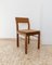 Vintage Dining Chairs in Wood, Italy, 1960s, Set of 4 4