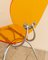 Orange Acrylic Chairs, Italy, 1980s, Set of 2 5