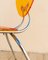 Orange Acrylic Chairs, Italy, 1980s, Set of 2 7