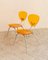 Orange Acrylic Chairs, Italy, 1980s, Set of 2 10