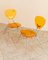 Orange Acrylic Chairs, Italy, 1980s, Set of 2 1