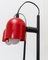 Lámparas de mesa vintage rojas, Italia, años 80. Juego de 2, Imagen 2