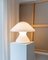 Large Mushroom Table Lamp with Silver Details, 1970s 2