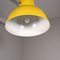 Lámpara industrial amarilla de Fontana Arte, años 70, Imagen 5