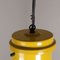 Lámpara industrial amarilla de Fontana Arte, años 70, Imagen 3