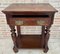 Early 20th Century Console Table with One Drawer and Low Open Shelf, 1920s 5