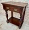 Early 20th Century Console Table with One Drawer and Low Open Shelf, 1920s, Image 3