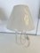 Italienische Lampe mit Schirm aus Muranoglas von Murano Due, 1980er 5