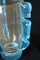 Large Gold and Turquoise Blue Murano Glass Vases by Costantini, 1980s, Set of 2, Image 10