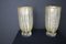 Large Gold-Colored and Crystal Murano Glass Vases by Costantini, 1980s, Set of 2 4