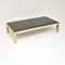 Vintage Italian Brass and Marble Coffee Table, 1970s, Image 1