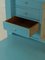 Mueble de cocina azul, años 50, Imagen 7