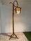 Lámpara de pie italiana de bambú y ratán, años 50, Imagen 4