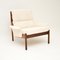 intage Danish Armchair attributed to Illum Wikkelso, 1960s 2