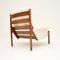 intage Danish Armchair attributed to Illum Wikkelso, 1960s 10