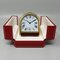 Swiss Romane Alarm Clock Pendulette from Cartier, 1980s 7