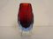 Murano Sommerso Glass Vase by Flavio Poli, Italy, 1960s 5