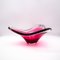 Scandinavian Pink Glass Bowl by Paul Kedelv for Flygfors, 1960s 1