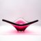 Scandinavian Pink Glass Bowl by Paul Kedelv for Flygfors, 1960s, Image 3